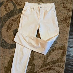 Madewell white jeans